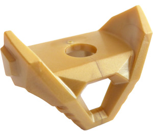 LEGO Perle guld Rustning med Pointed Shoulders og Hexagonal Skåret ud (35049)