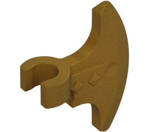 LEGO Pearl Gold Axe Head (53454 / 65042)