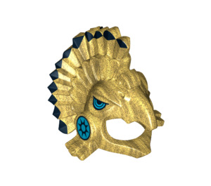 LEGO Oro perlato Aztec Uccello Copricapo (10102)