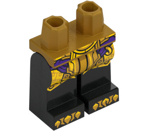 LEGO Pearl Gold Azure Lion Minifigure Hips and Legs (73200 / 101450)