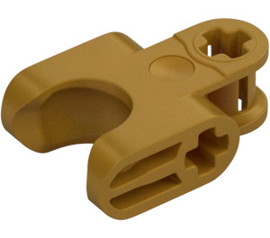 LEGO Pearl Gold Ball Joint Socket and Axle (67695)