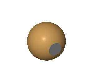 LEGO Pearl Gold Ball with Metal (52655)
