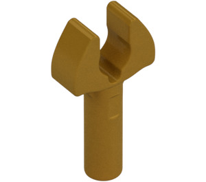 LEGO Oro perlato Barra 1 con Clip (con spazio nella clip) (41005 / 48729)