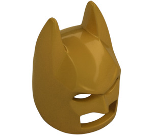 LEGO Pearl Gold Batman Cowl Mask with Angular Ears (10113 / 28766)