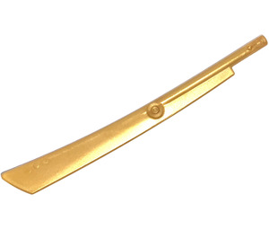 LEGO Perle guld Klinge 1 x 10 med Bar (98137)