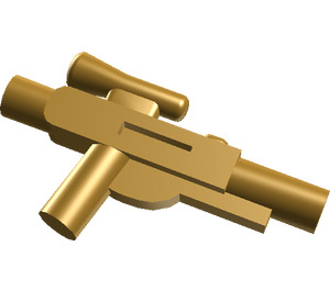 LEGO Parelmoer Goud Blaster Gun - Kort  (58247)