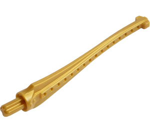 LEGO Pearl Gold Bow End with Axle (28222)