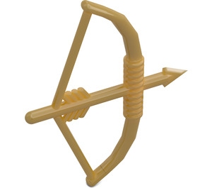 LEGO Pearl Gold Bow with Arrow (4499 / 61537)