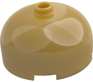 LEGO Parelmoer goud Steen 3 x 3 Rond Dome (49308)