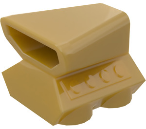 LEGO Pearl Gold Car Engine 2 x 2 with Air Scoop (50943)