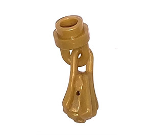 LEGO Oro perlato Catena Tassel con 1 x 1 Bottoncino (25375 / 28836)