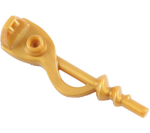 LEGO Perlově zlatá Cobra Staff (98134)