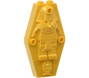 LEGO Or perlé Coffin Couvercle - Egyptian  (30164)