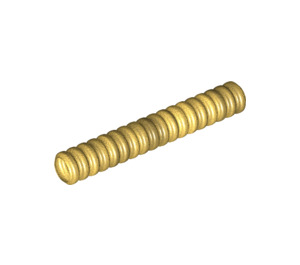 LEGO Pearl Gold Corrugated Hose 4.8 cm (6 Studs) (40050 / 50302)