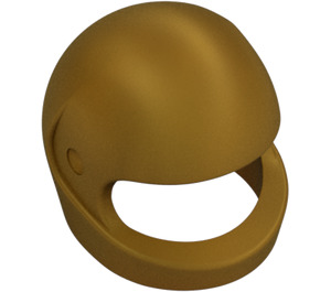 LEGO Pearl Gold Crash Helmet (2446 / 30124)