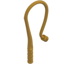 LEGO Pearl Gold Curved Long Whip (75216 / 88704)