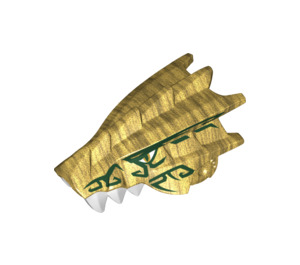 LEGO Pearl Gold Dragon Head (45136)