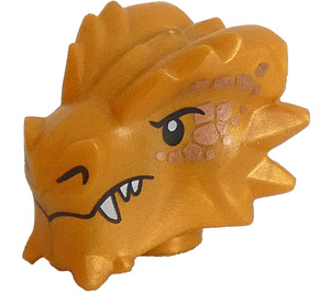 LEGO Perle gull Dragonborn Paladin Hode