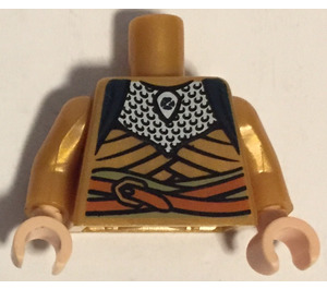 LEGO Perle guld Elrond Torso (973)