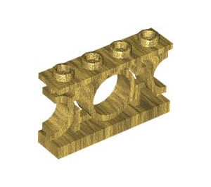 LEGO Pearl Gold Fence 1 x 4 x 2 with 4 Knobs (5103)