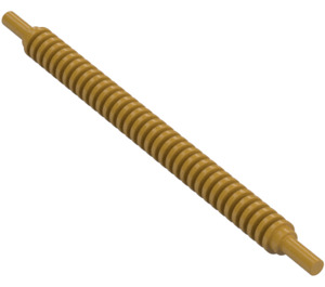 LEGO Pearl Gold Flexible Ribbed Hose 12L (14301)