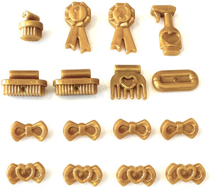 LEGO Parelmoer goud Friends Dier Accessoires (92355 / 96392)