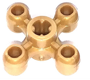 LEGO Parelmoer goud Tandwiel met 4 Knobs (32072 / 49135)