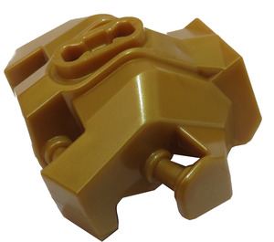 LEGO Parelmoer goud Hand Pantser met Kogelgewrichtkoker (92233)