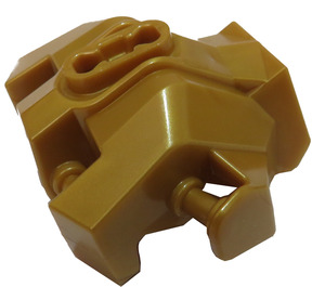 LEGO Or perlé Main Armor avec Douille à rotule (92233)