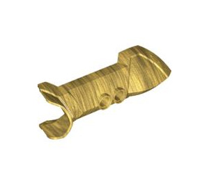 LEGO Pearl Gold Large Figure Shin Guard (Type 1) (50629)