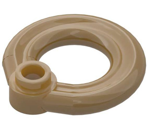 LEGO Or Perlé Lifebuoy avec Hollow Tenon (30340)