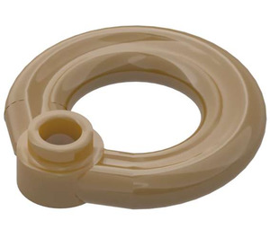 LEGO Pearl Gold Lifebuoy with Hollow Stud (30340)