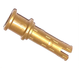 LEGO Pearl Gold Long Pin with Friction and Bushing (32054 / 65304)