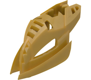 LEGO Oro perlato Makuta Maschera con 4 fori sul mento (44815)