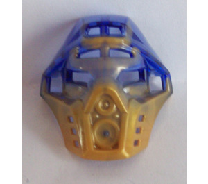 LEGO Pearl Gold Mask Onua with Dark Purple Marbling (19077 / 21156)