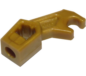 LEGO Parelmoer Goud Mechanisch Arm met dikke ondersteuning (49753 / 76116)
