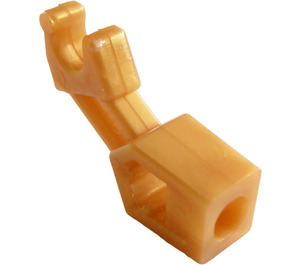 LEGO Perlgold Mechanisch Arm mit dünner Unterstützung (53989 / 58342)
