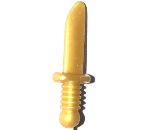 LEGO Perlgold Minifig Messer