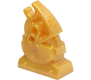 LEGO Pearl Gold Minifig Mechanical Leg (53984 / 58341)