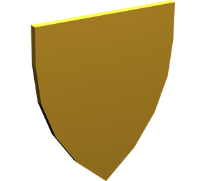 LEGO Pearl Gold Minifig Shield Triangular (3846)