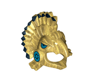 LEGO Pearl Gold Minifigure Aztec Headdress (10102)