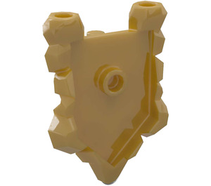 LEGO Parelmoer Goud Minifigure Schild (22409)