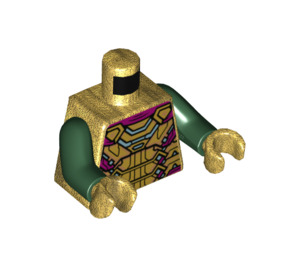LEGO Pearl Gold Mysterio Minifig Torso (973 / 76382)