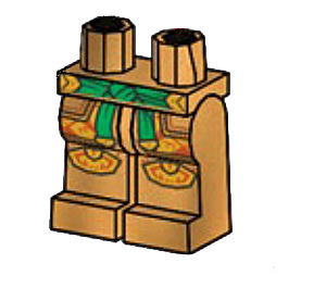 LEGO Pearl Gold Ninjago Legs (73200 / 101612)