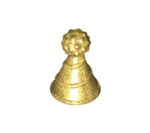 LEGO Pearl Gold Party Hat (24131)