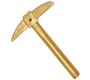 LEGO Pearl Gold Pickaxe (3841)