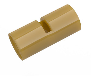 LEGO Parelmoer goud Pin Joiner Rond met sleuf (29219 / 62462)