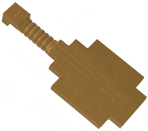 LEGO Parelmoer goud Pixelachtig Lute (5019)