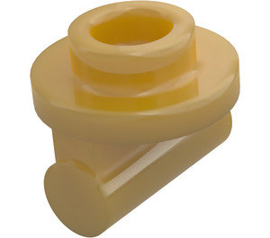 LEGO Oro perlato Piastra 1 x 1 Rotondo con Piatto Barra con gambo lungo (79194)