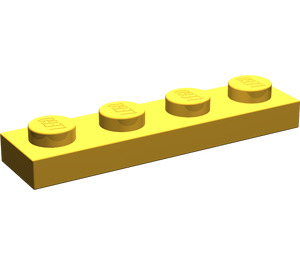LEGO Pearl Gold Plate 1 x 4 (3710)